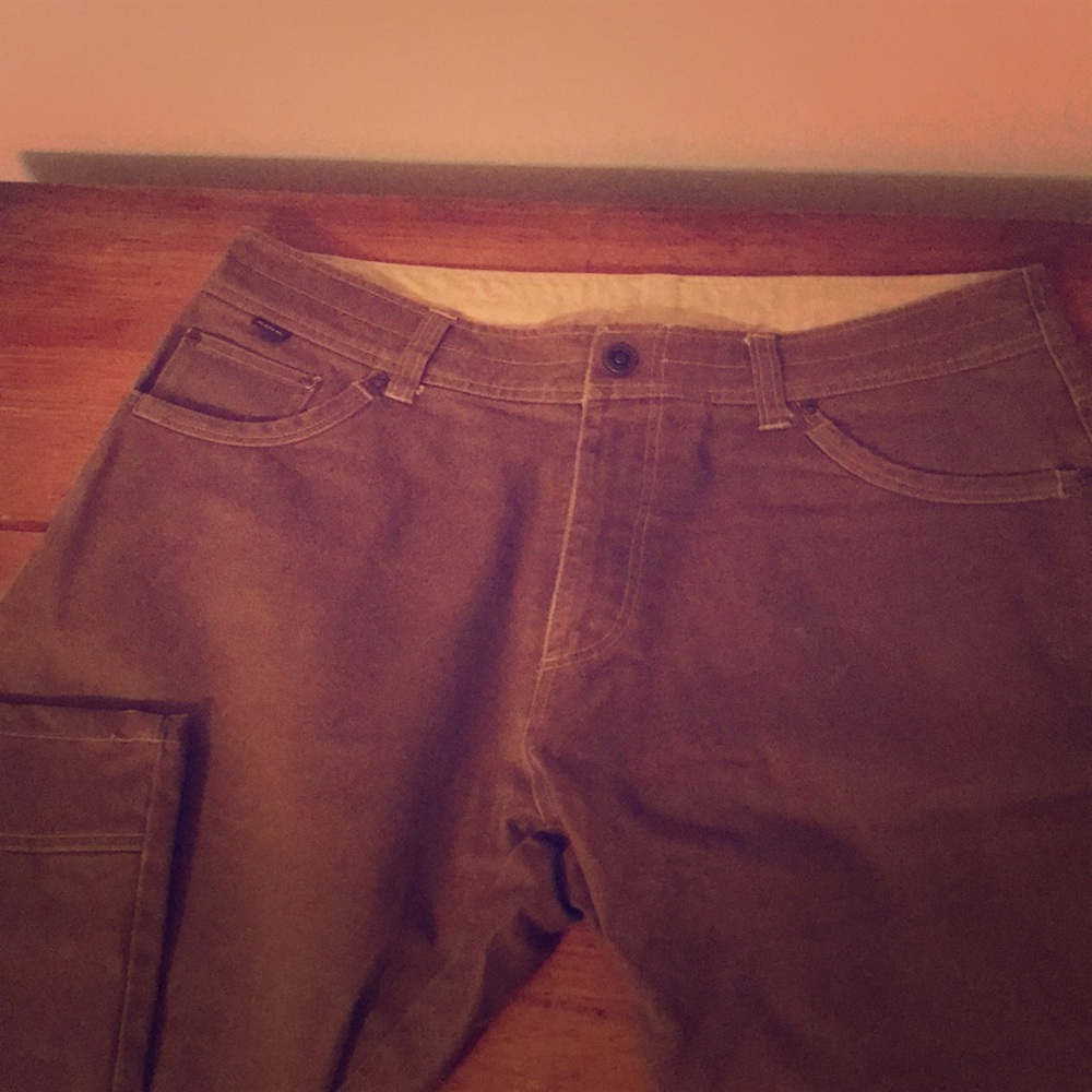 Kuhl flannel lined work pants, 36x32